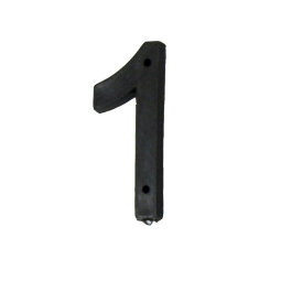 Цифра пластмассовая "1"