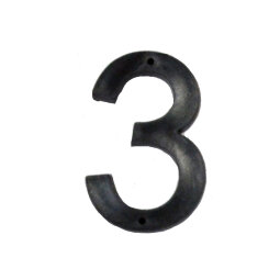 Цифра пластмассовая "3"