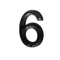 Цифра пластмассовая "6"