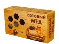 Упаковка "Сотовый мед на пеньке" для секционного мёда, 130×70×40мм