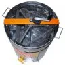 Медогонка БП 3-х рамочная редукторная НЕОБОРОТНАЯ, корпус нержавеющая сталь