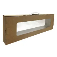 Коробка для сотового меда КРАФТОВАЯ (самосборная) картонная (на 1 рамку Магазин - 145 мм)