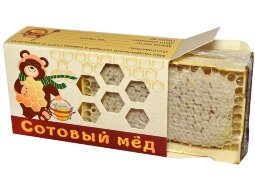 Упаковка "с медведем" для секционного мёда, 120×70×40мм