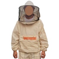 Бязь суровая КУРТКА с лицевой сеткой 60-62 размер, ЛАГ